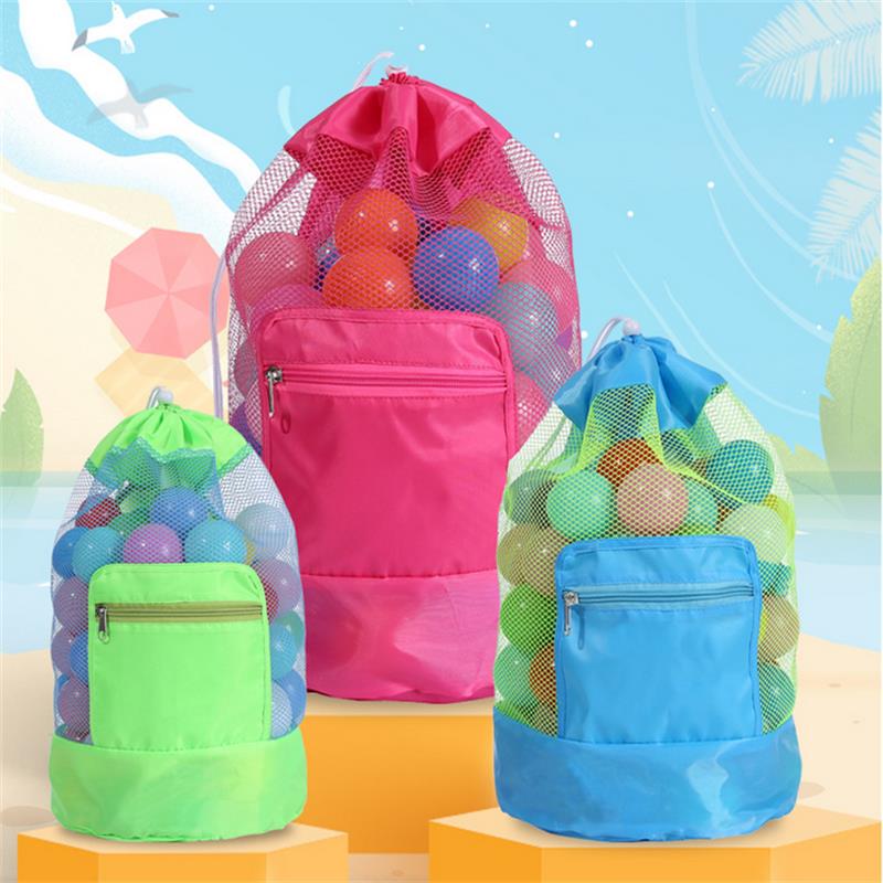 Foldable Backpack Small - Mesh Swimming Bag For Children Portable