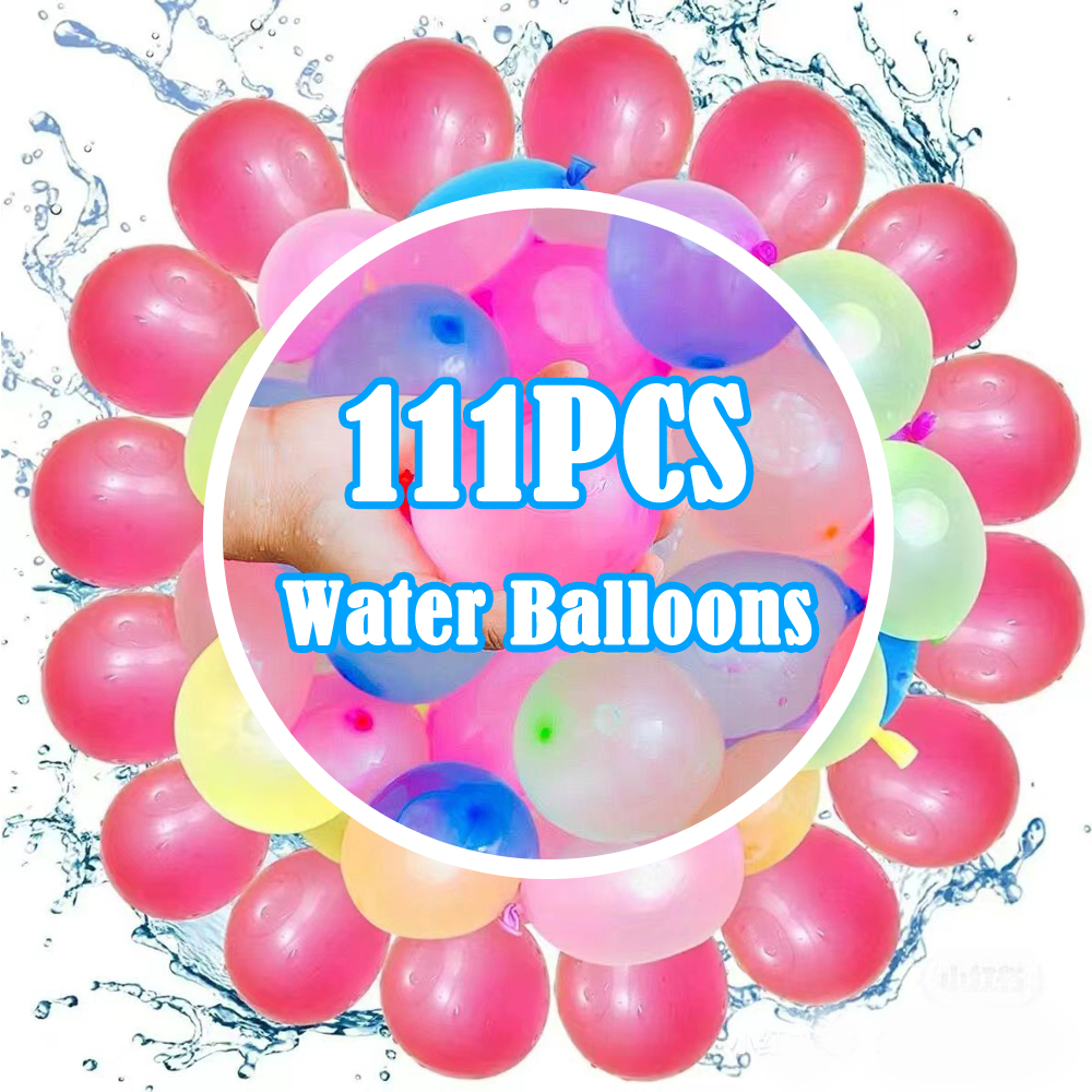 Hydration Pack Outdoor - 111pcs/bag Water Balloons Rapid Injection Funny