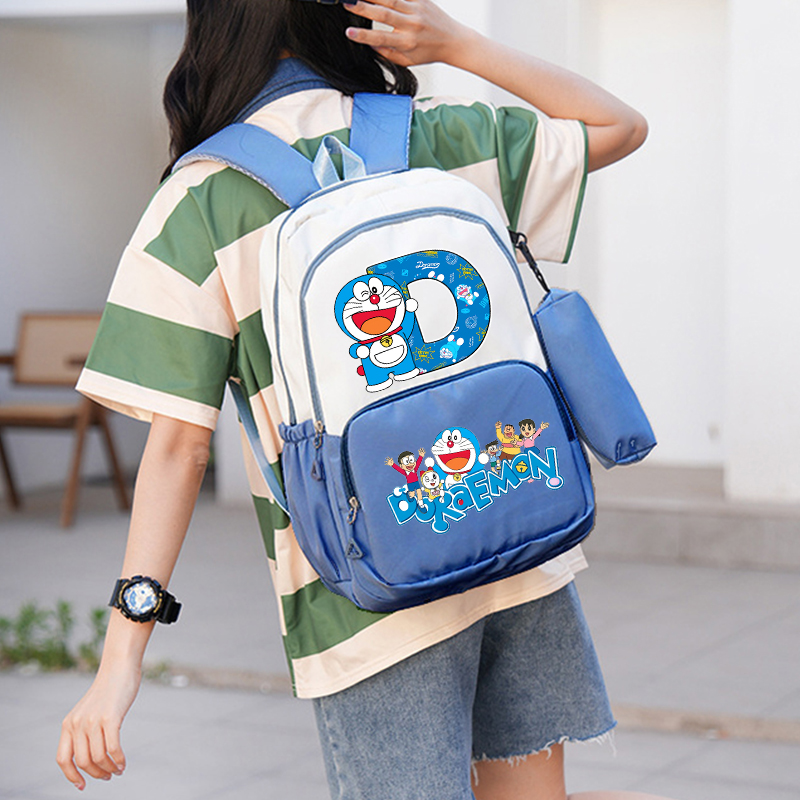 School Backpack Teen - Doraemon Boy Girl School Bag Pencil