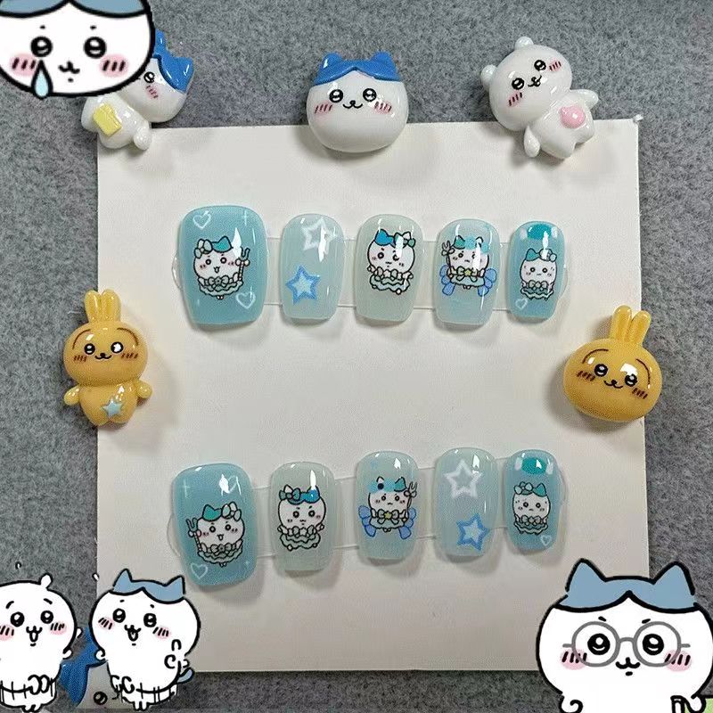 Mini Backpack Purse - Nail Art yiji ハチワレ Hachiware うさぎ