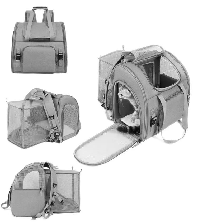 Foldable Backpack Small - Portable cat bag, expandable large-capacity pet