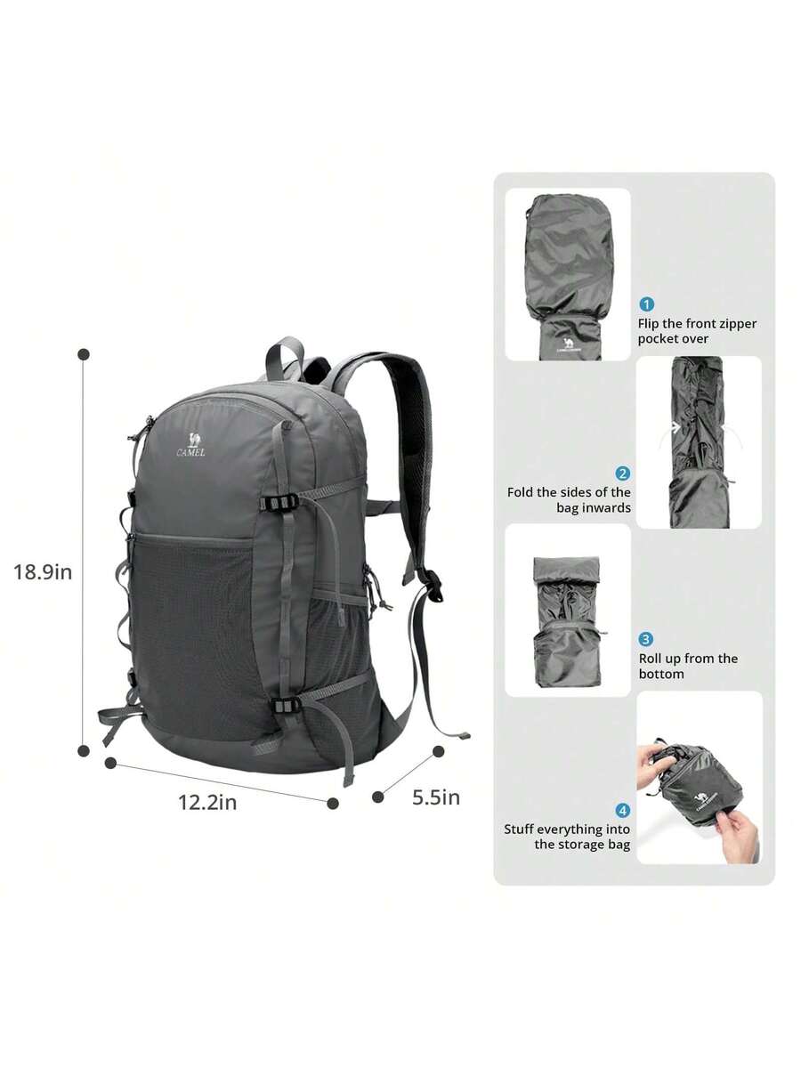 Foldable Hiking Backpack Light - Hiking Backpack Waterproof ulasan dan harga