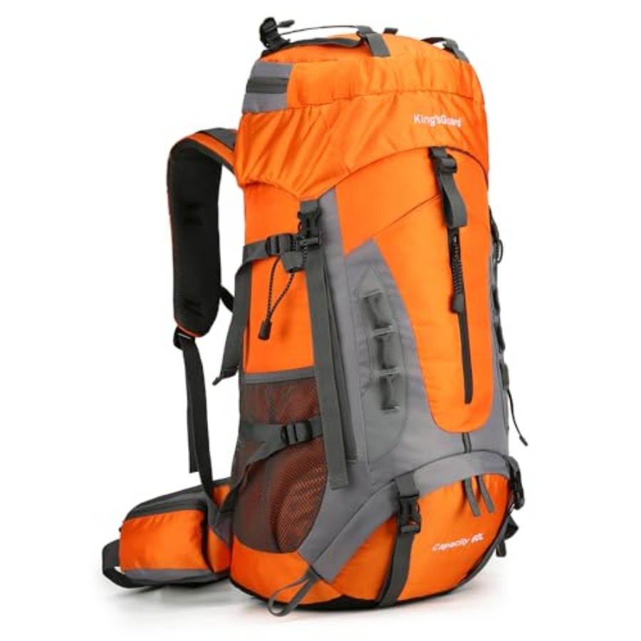 60L Hiking Backpack for Men an - Rain Cover Backpack ulasan dan harga