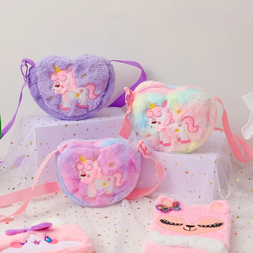Cute Unicorn For Girls Plush H - Mini Backpack Purse ulasan dan harga