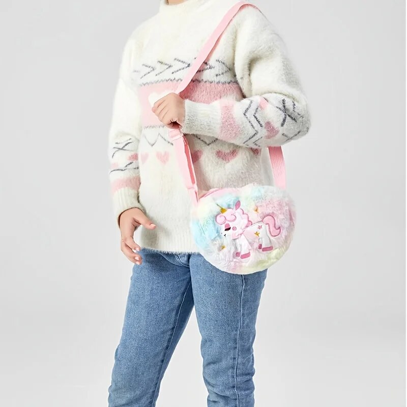 Cute Unicorn For Girls Plush H - Mini Backpack Purse ulasan dan harga