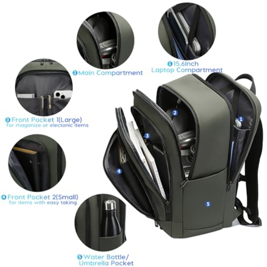 28L Lightweight Hiking Backpac - Laptop Backpack 15.6 ulasan dan harga