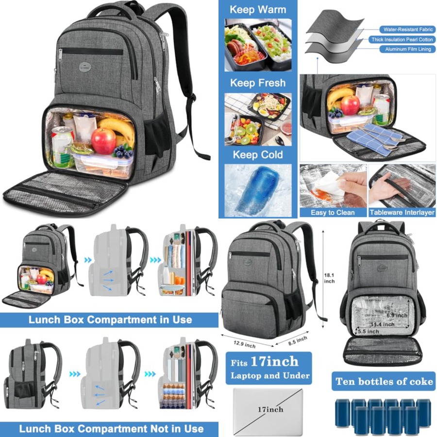 Work Backpack for Men, Large A - Travel Backpack Anti Theft ulasan dan harga