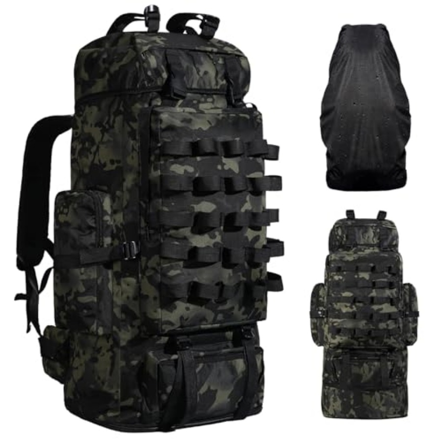 70L/100L Camping Hiking Backpa - Rain Cover Backpack ulasan dan harga