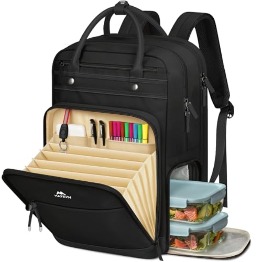 Teacher Backpack with Lunch Co - Laptop Backpack 15.6 ulasan dan harga