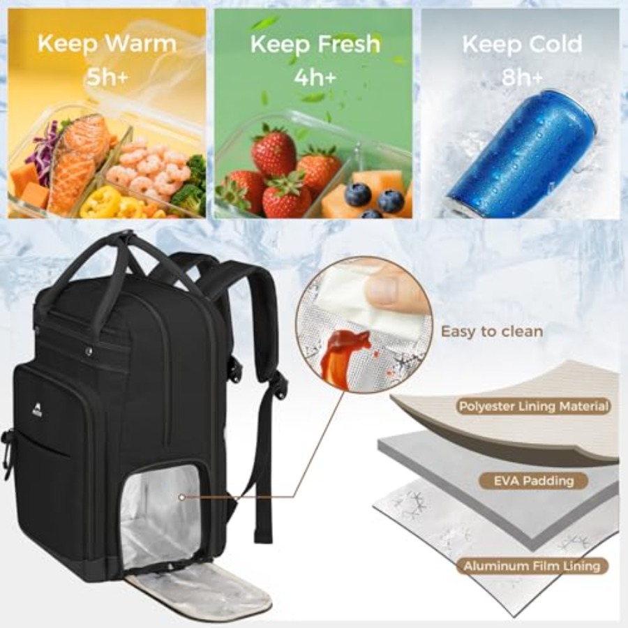 Teacher Backpack with Lunch Co - Laptop Backpack 15.6 ulasan dan harga