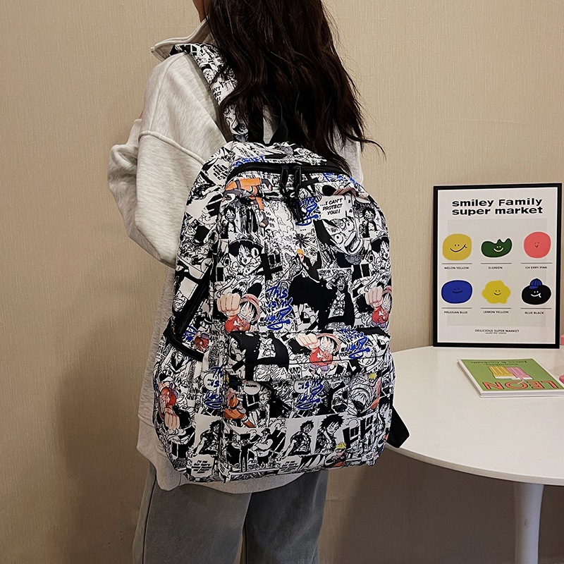 Trendy One Piece Luffy Anime B - School Backpack Teen ulasan dan harga