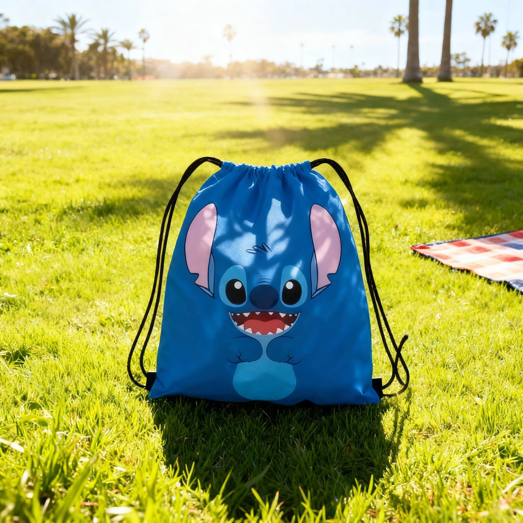 Disney Stitch Storage Bags Set - Drawstring Gym Bag ulasan dan harga