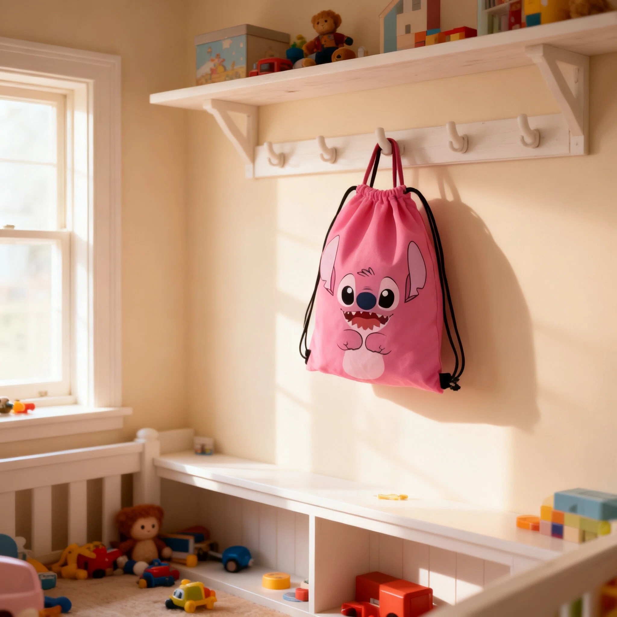 Disney Stitch Storage Bags Set - Drawstring Gym Bag ulasan dan harga