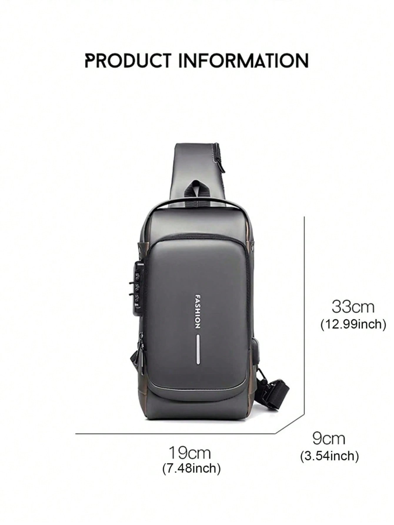 Men's Bags Shoulder Messenger  - Sling Backpack Shoulder ulasan dan harga