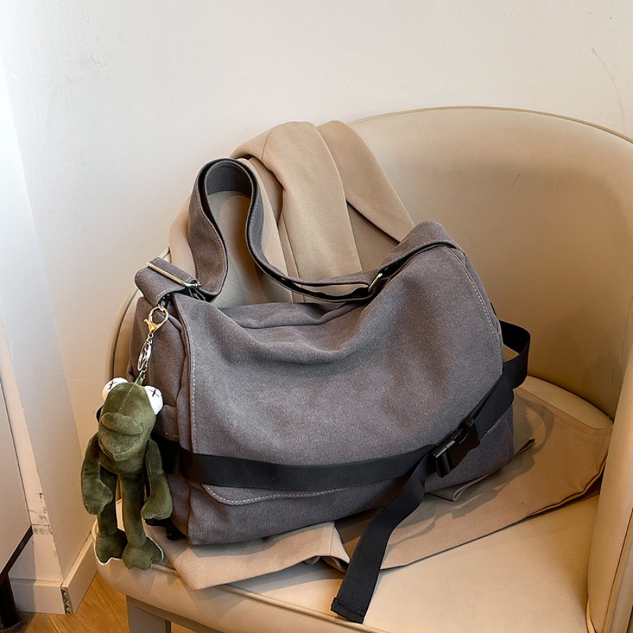 【New Arrival】Black Canvas Cros - Canvas Backpack Casual ulasan dan harga