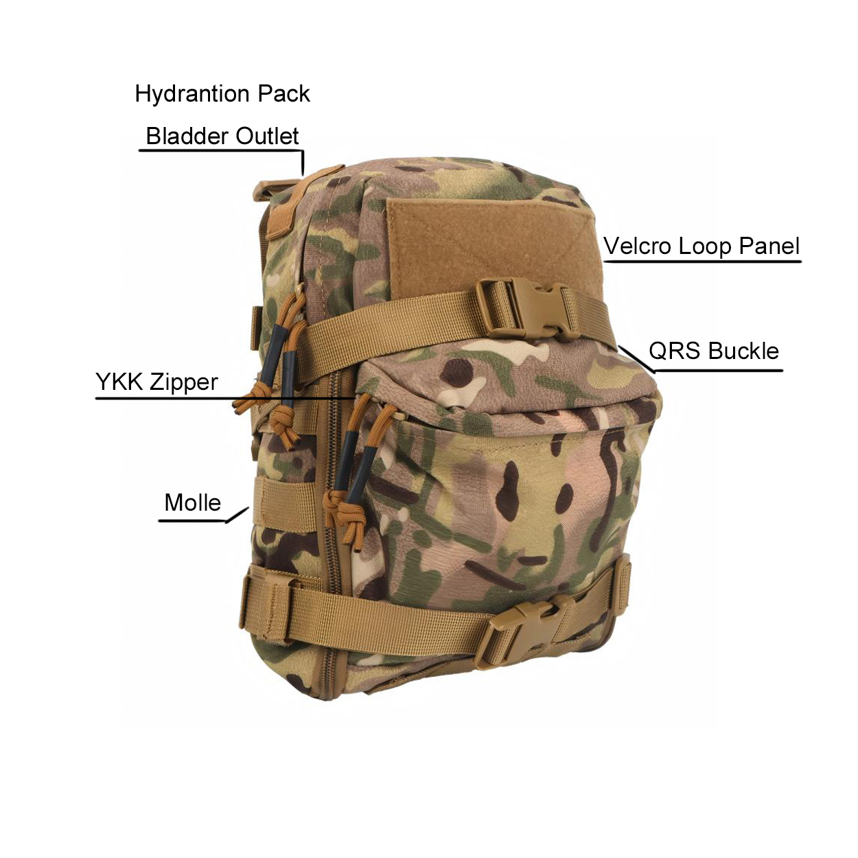 Mini Hydration Bag Outdoor Tac - Hydration Pack Outdoor ulasan dan harga