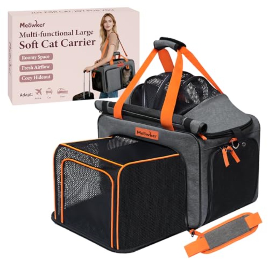 Cat Pet Carrier Soft Sided Bag - Foldable Backpack Small ulasan dan harga