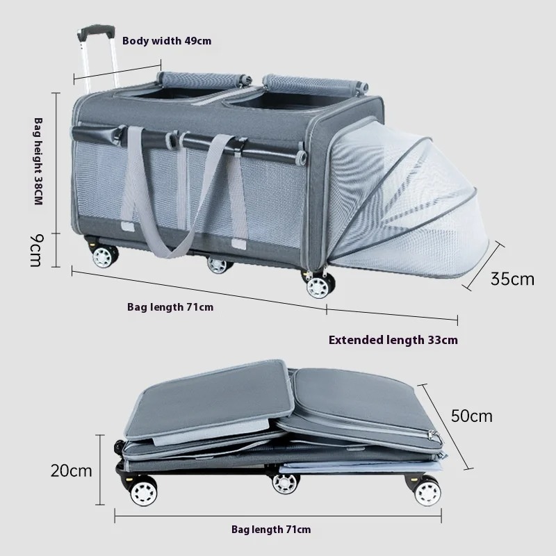 Super Large Capacity Pet Trans - Foldable Backpack Small ulasan dan harga