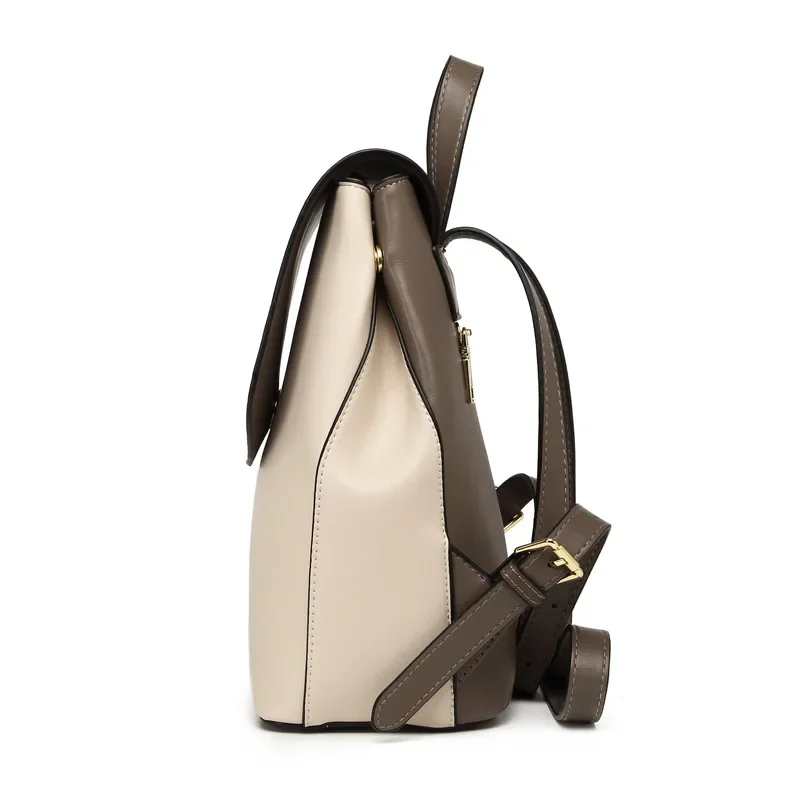 Women's Bags Large Capacity Le - Leather Backpack Vintage ulasan dan harga