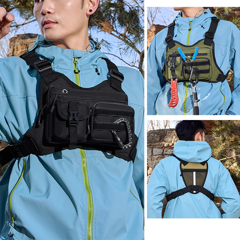 Outdoor Sports Chest Bag Vest  - Urban Backpack Tactical ulasan dan harga