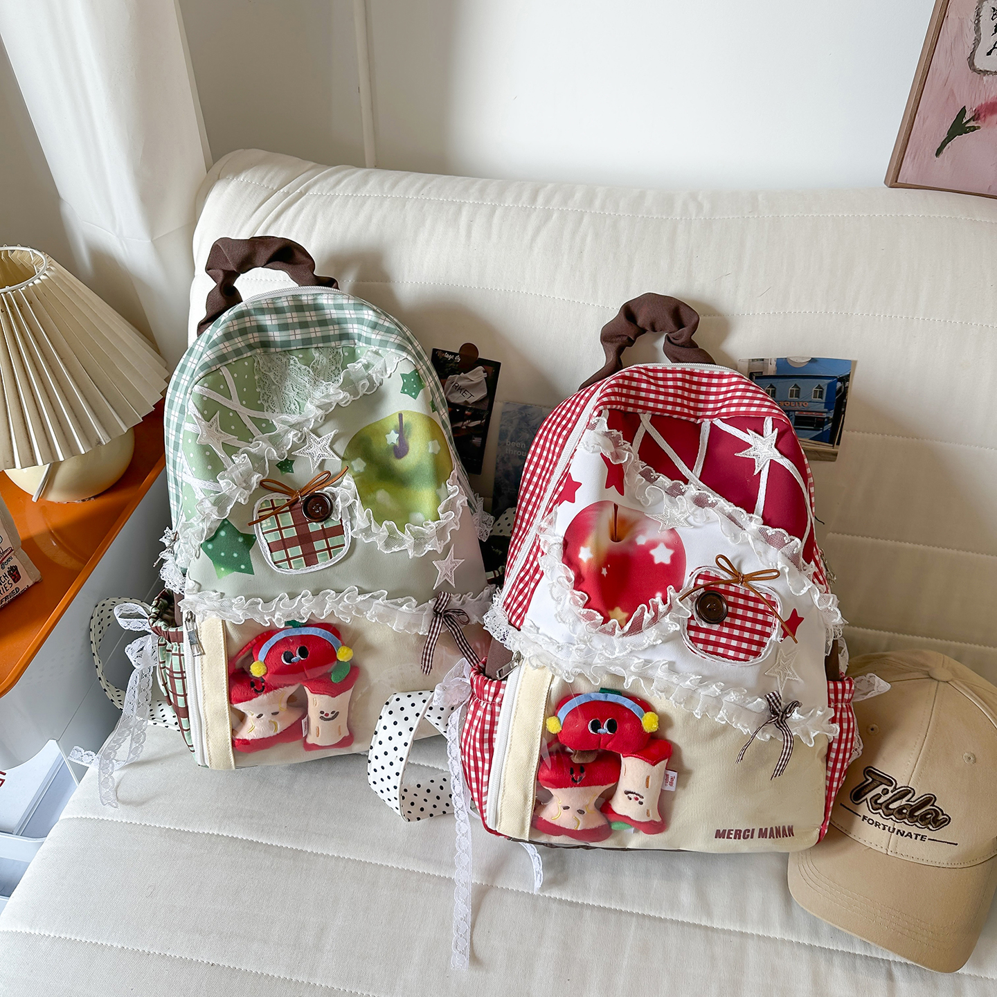 Colorful Backpack for College  - Canvas Backpack Casual ulasan dan harga