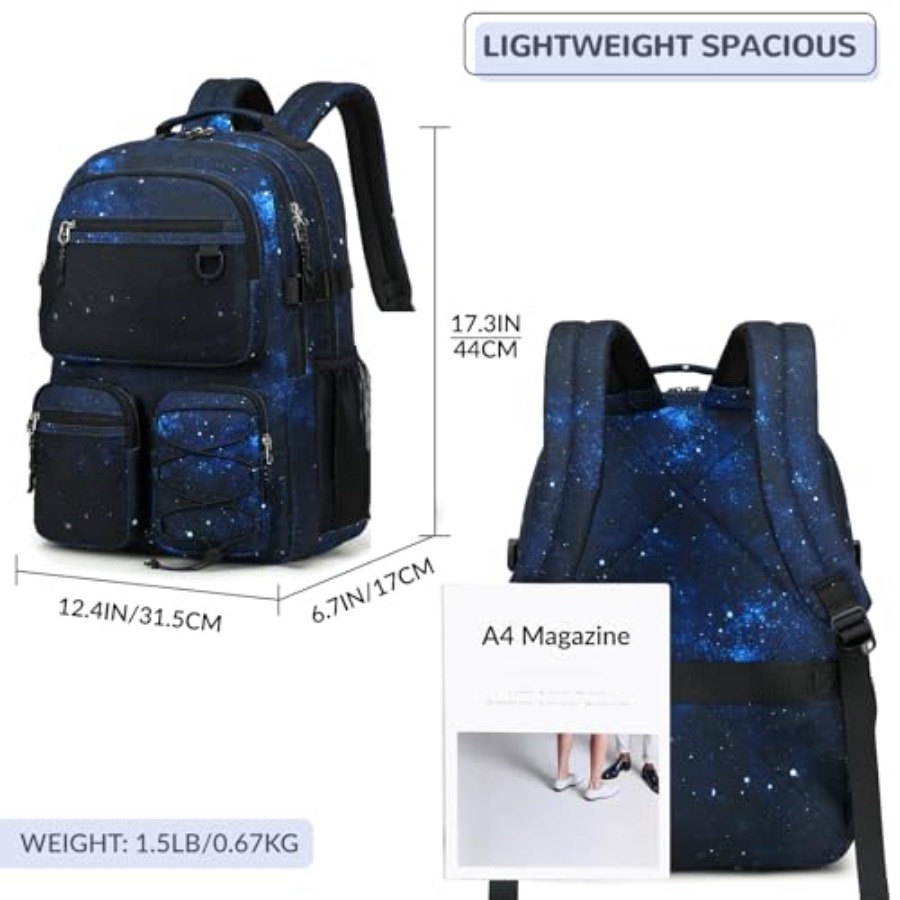 Multi-Pocket Backpack for Trav - Laptop Backpack 15.6 ulasan dan harga