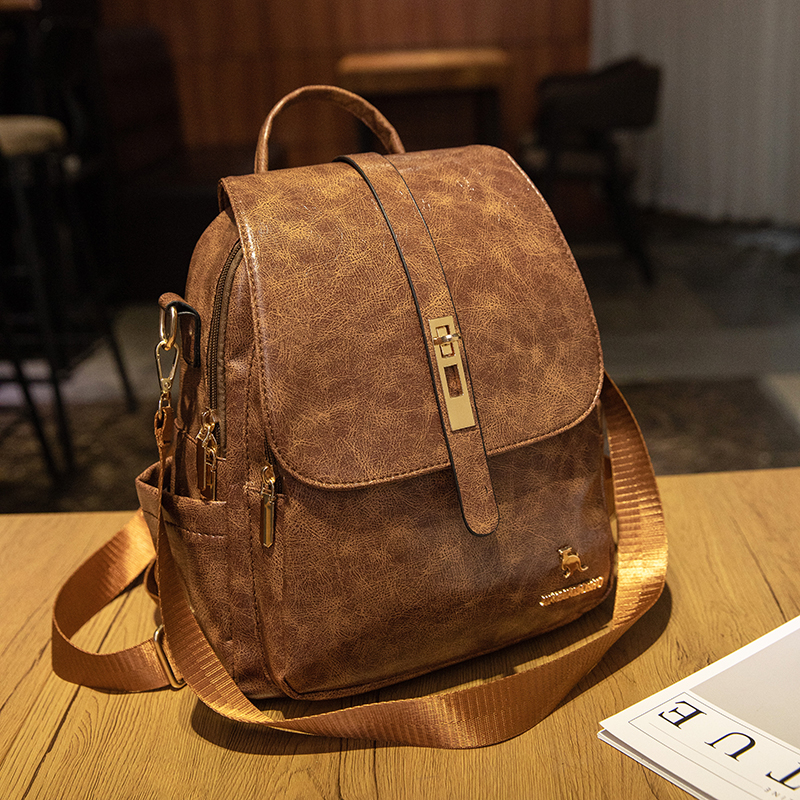 College Women Backpacks Design - Leather Backpack Vintage ulasan dan harga