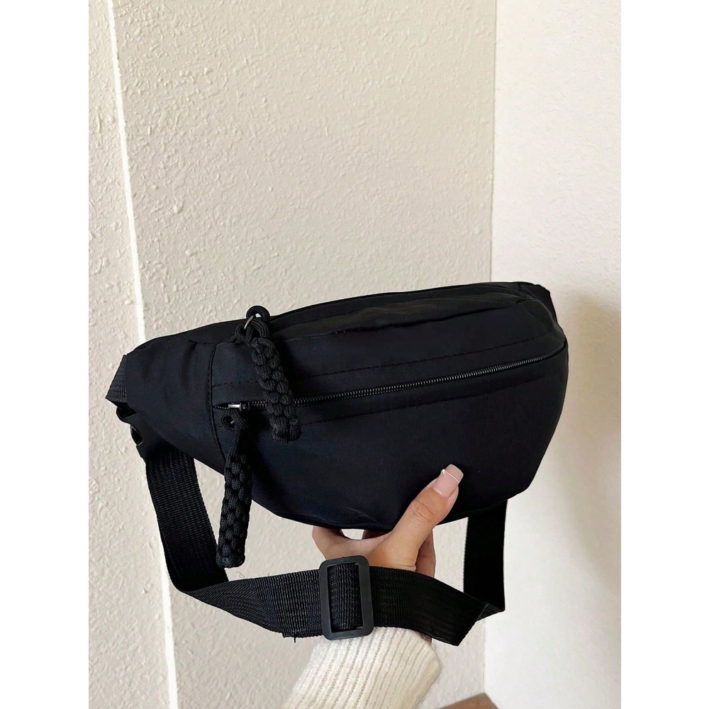 Large Capacity Nylon Chest Bag - Sling Backpack Shoulder ulasan dan harga