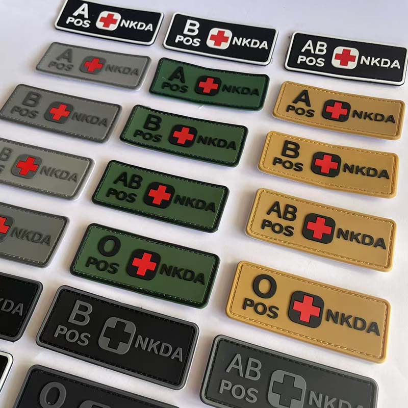 10*4CM PVC Rubber Emblemen Blo - Urban Backpack Tactical ulasan dan harga