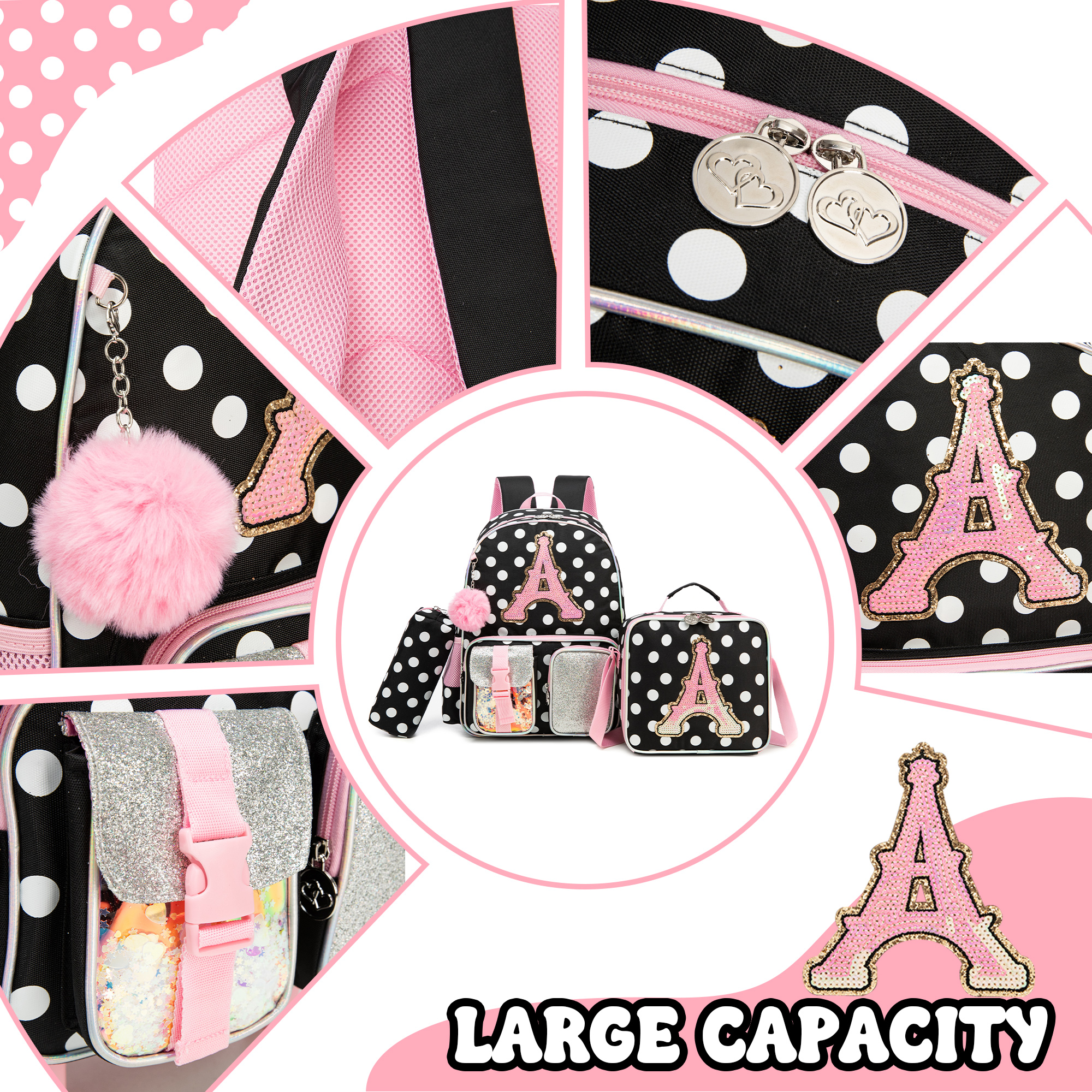 Backpack for Girls Letter Back - School Backpack Teen ulasan dan harga