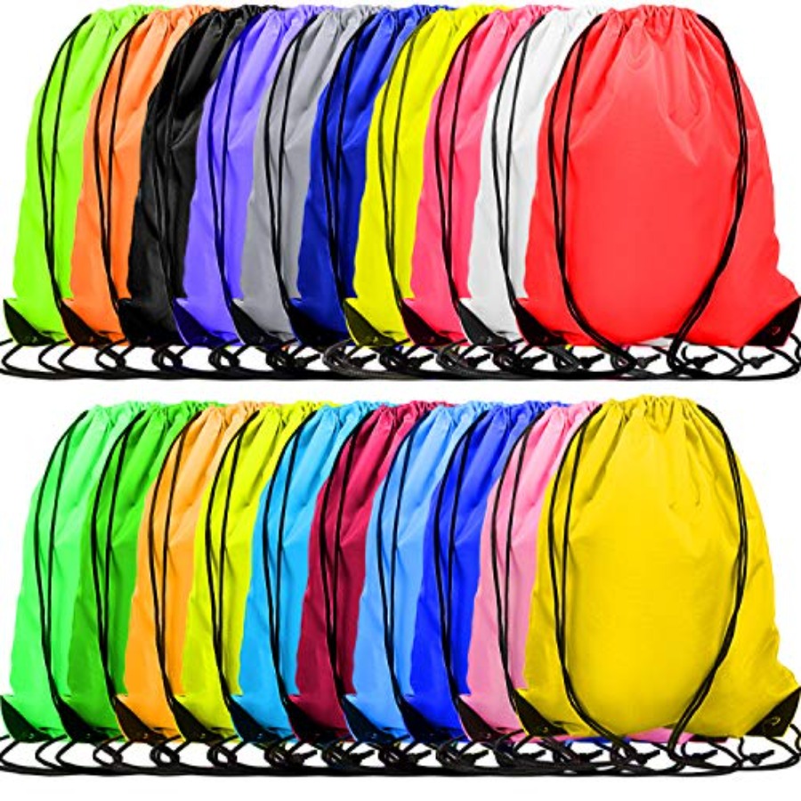 60 Pieces Drawstring Backpack  - Drawstring Gym Bag ulasan dan harga