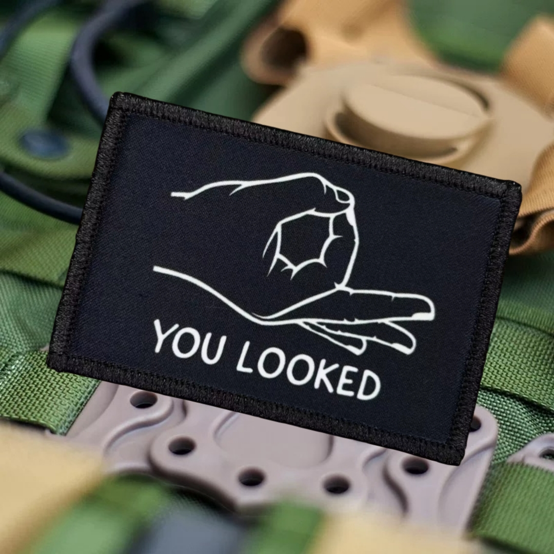You Looked Morale Badge Patche - Urban Backpack Tactical ulasan dan harga