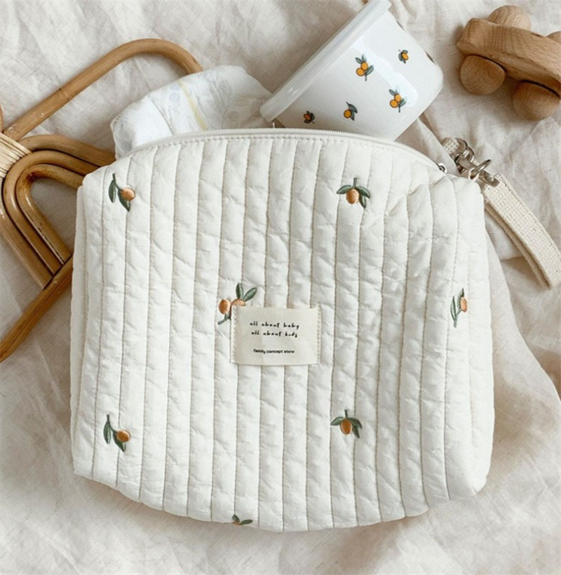 Embroidered Mommy Bag Handbag  - Backpack Diaper Bag ulasan dan harga