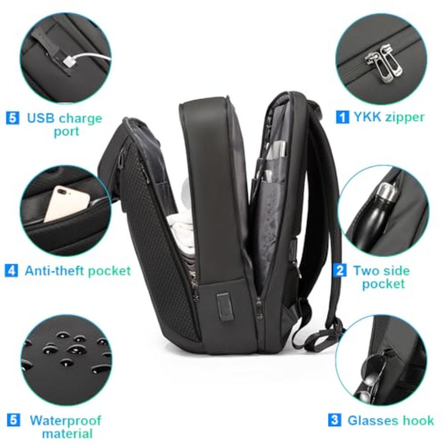 Smart Business Laptop Backpack - Laptop Backpack 15.6 ulasan dan harga