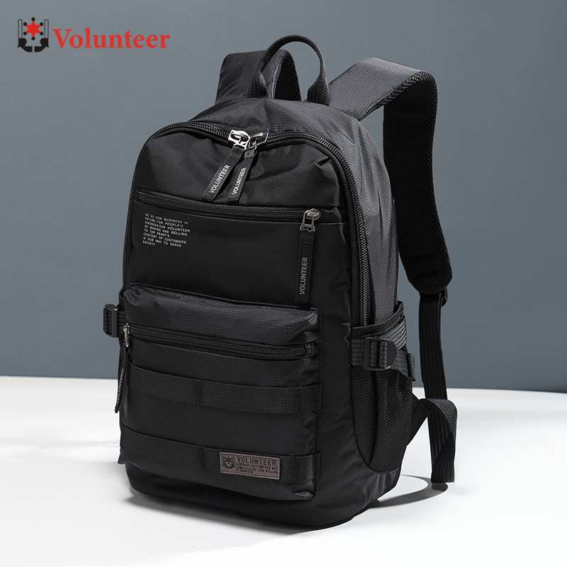 VOLUNTEER Men's Computer Water - Canvas Backpack Casual ulasan dan harga