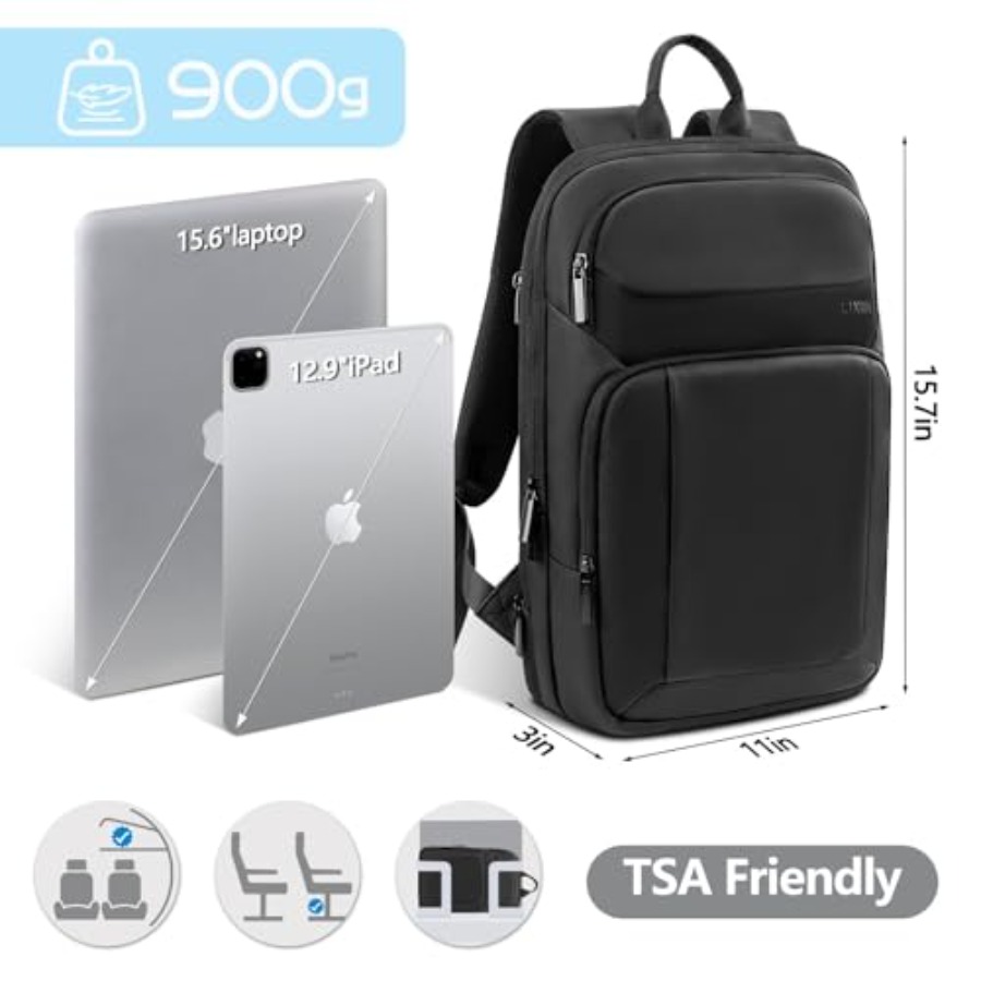 Backpack for Men Slim and Expa - Travel Backpack Anti Theft ulasan dan harga
