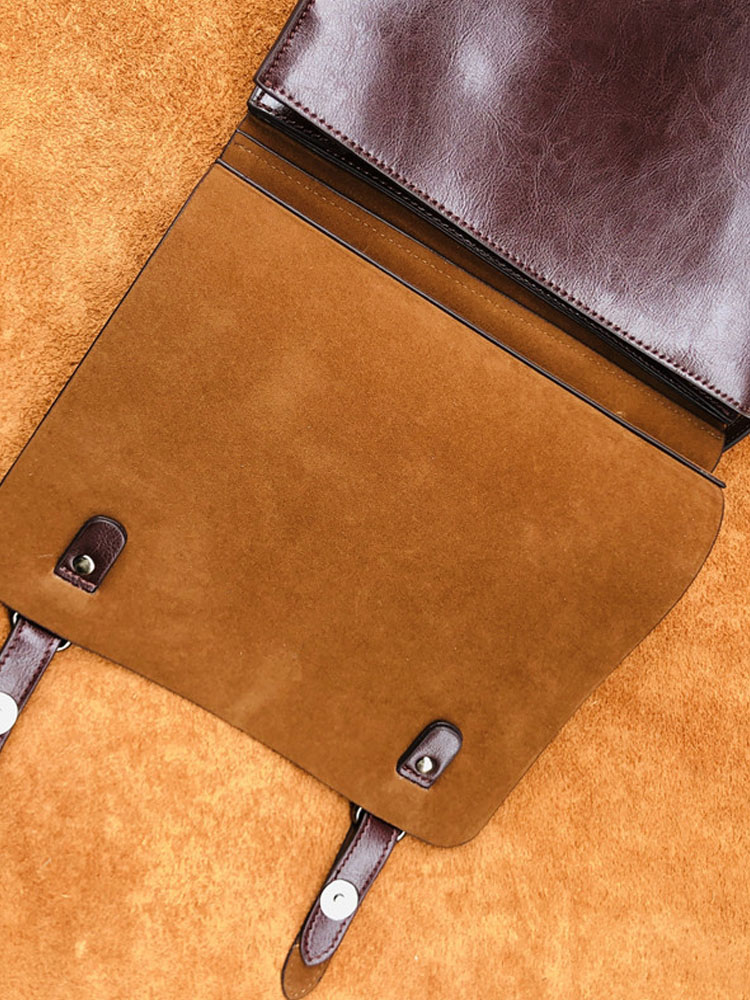 British Style Vintage Cow Spli - Leather Backpack Vintage ulasan dan harga