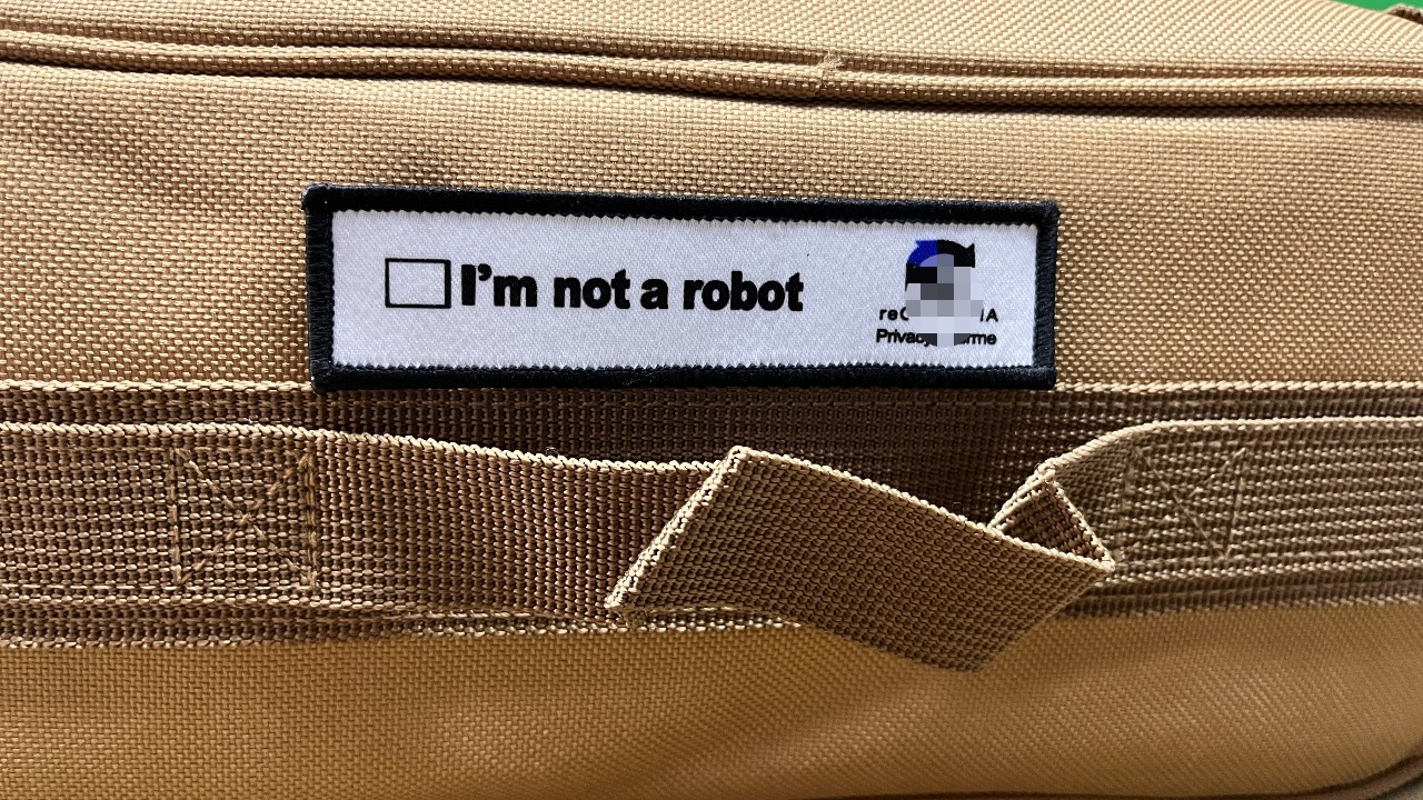 I'm Not A Robot Tactical Patch - Urban Backpack Tactical ulasan dan harga