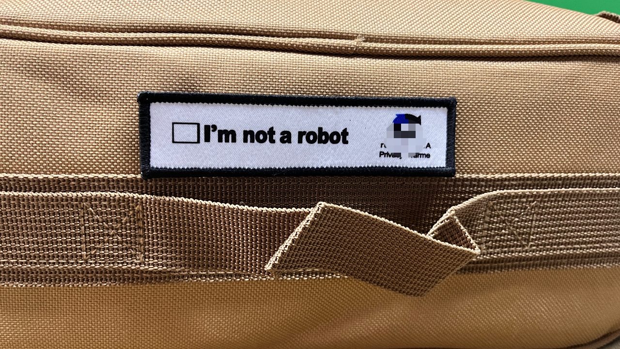I'm Not A Robot Tactical Patch - Urban Backpack Tactical ulasan dan harga