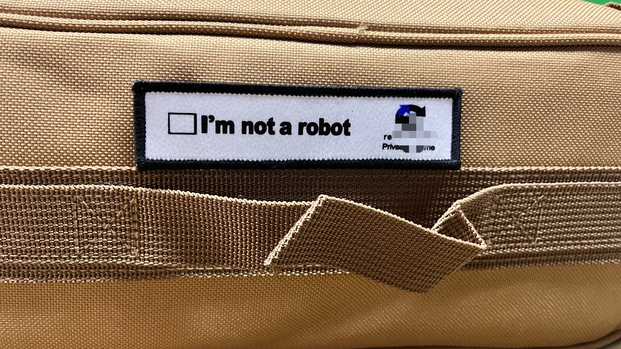 I'm Not A Robot Tactical Patch - Urban Backpack Tactical ulasan dan harga