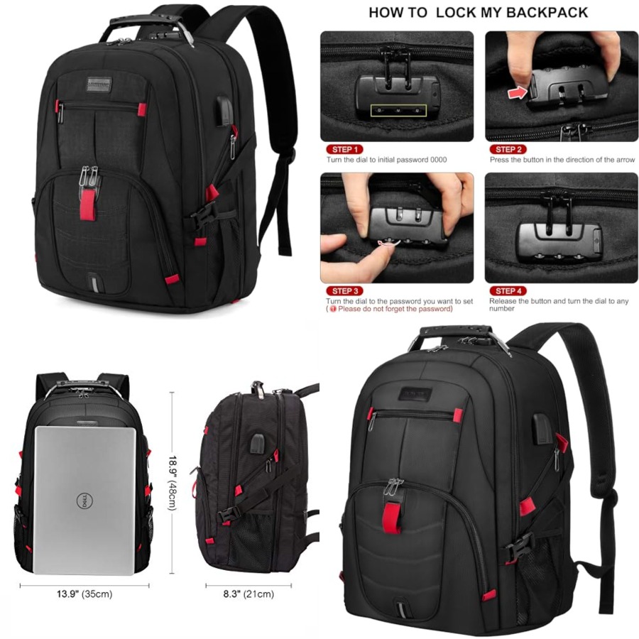 Laptop Backpack for Men Women, - Travel Backpack Anti Theft ulasan dan harga