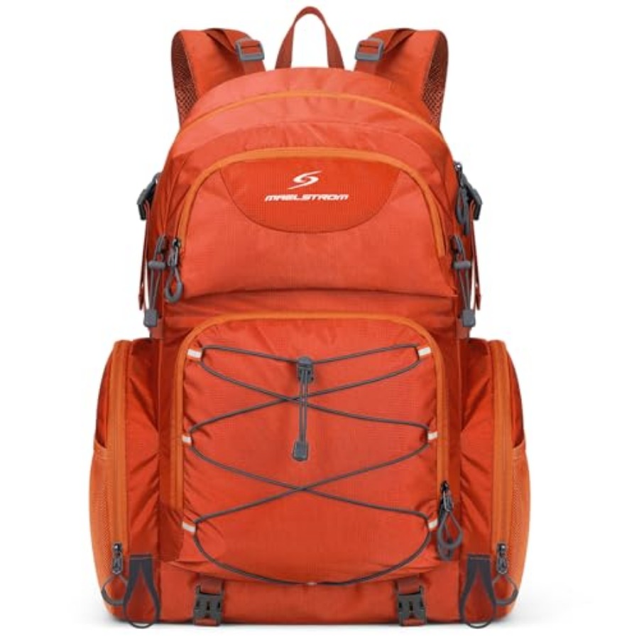 Hiking Backpack, 40L Waterproo - Rain Cover Backpack ulasan dan harga