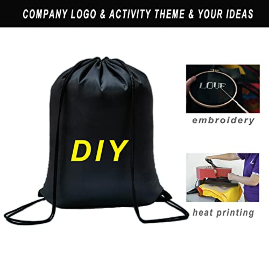 100 Pack Drawstring Backpack B - Drawstring Gym Bag ulasan dan harga