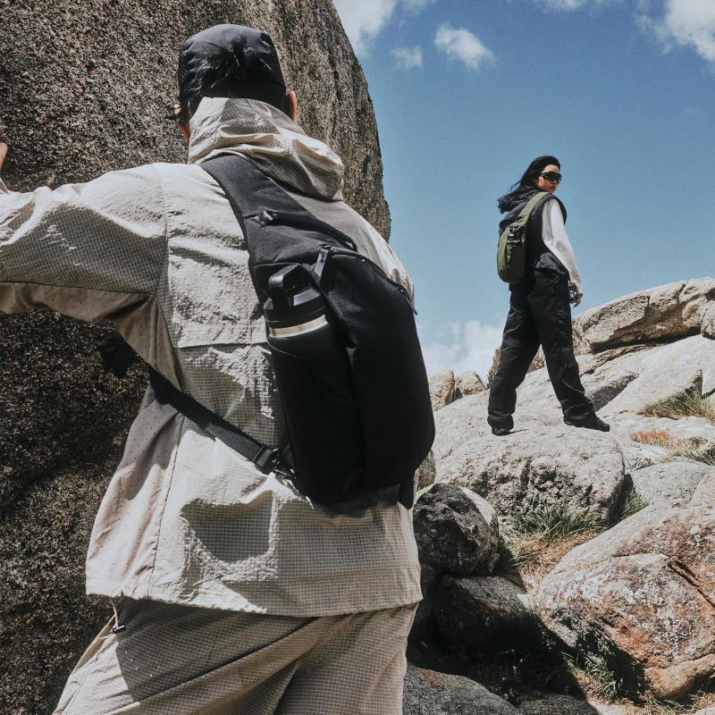 Right Shoulder Chest bag  7.5L - Sling Backpack Shoulder ulasan dan harga