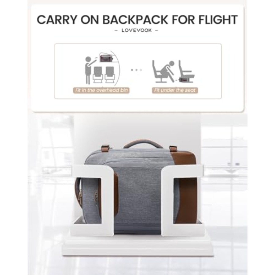 40L Travel Backpack for Women  - Laptop Backpack 15.6 ulasan dan harga