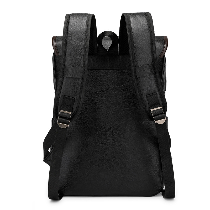 Vintage Leather Laptop Backpac - Business Backpack Brief ulasan dan harga