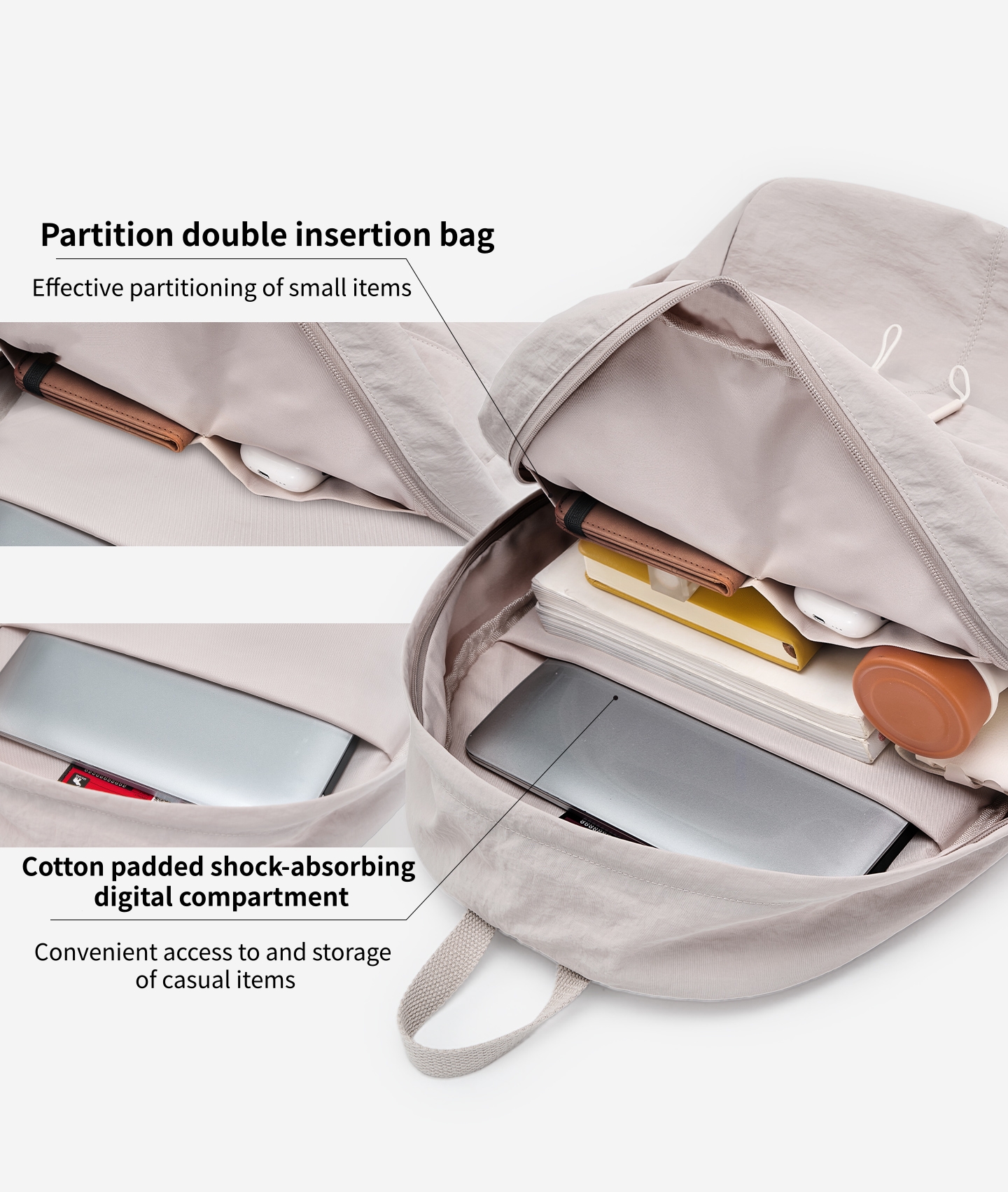 OIWAS Ultra lightweight and st - Canvas Backpack Casual ulasan dan harga