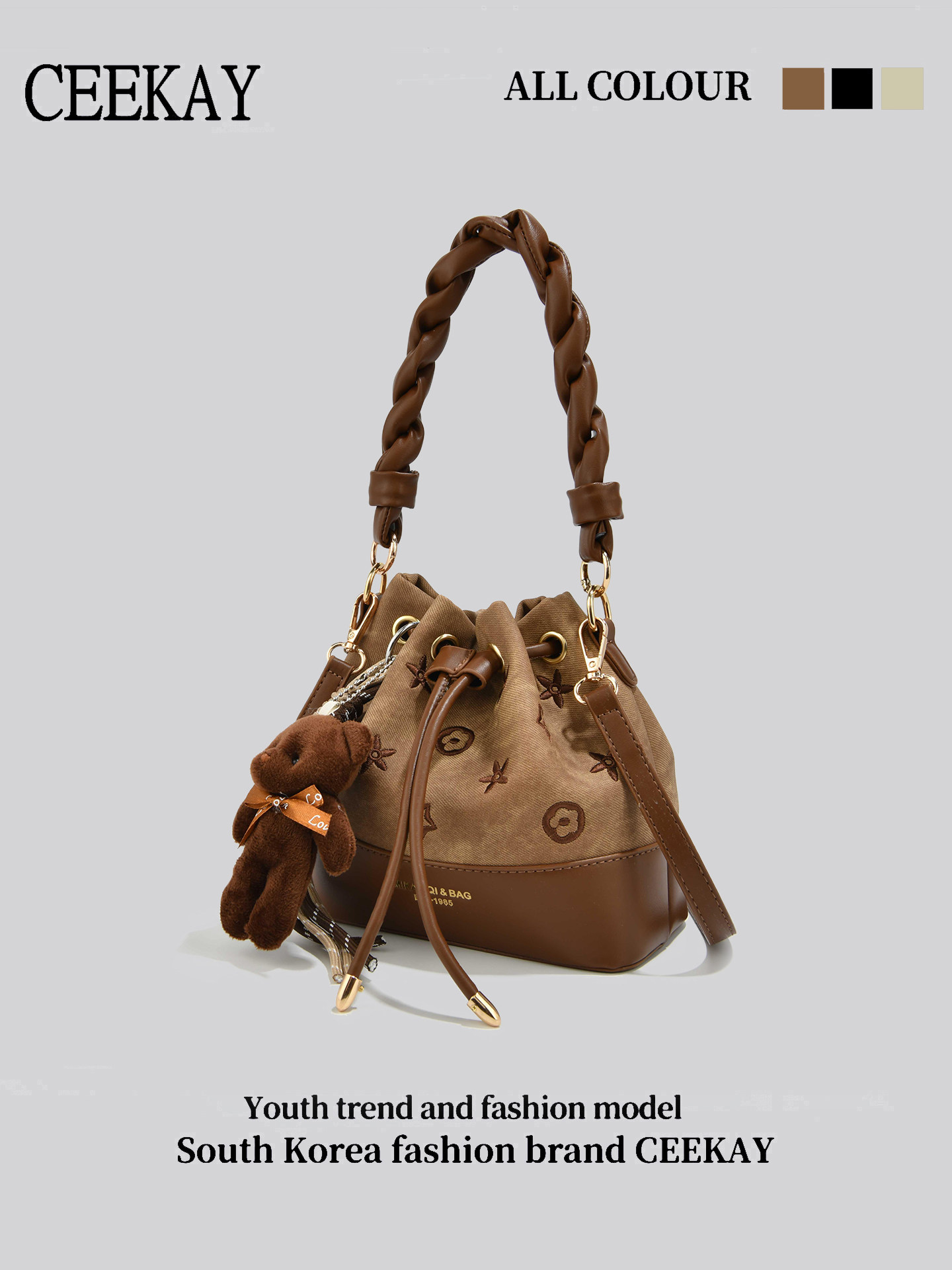 CEEKAY Vintage Drawstring Buck - Leather Backpack Vintage ulasan dan harga