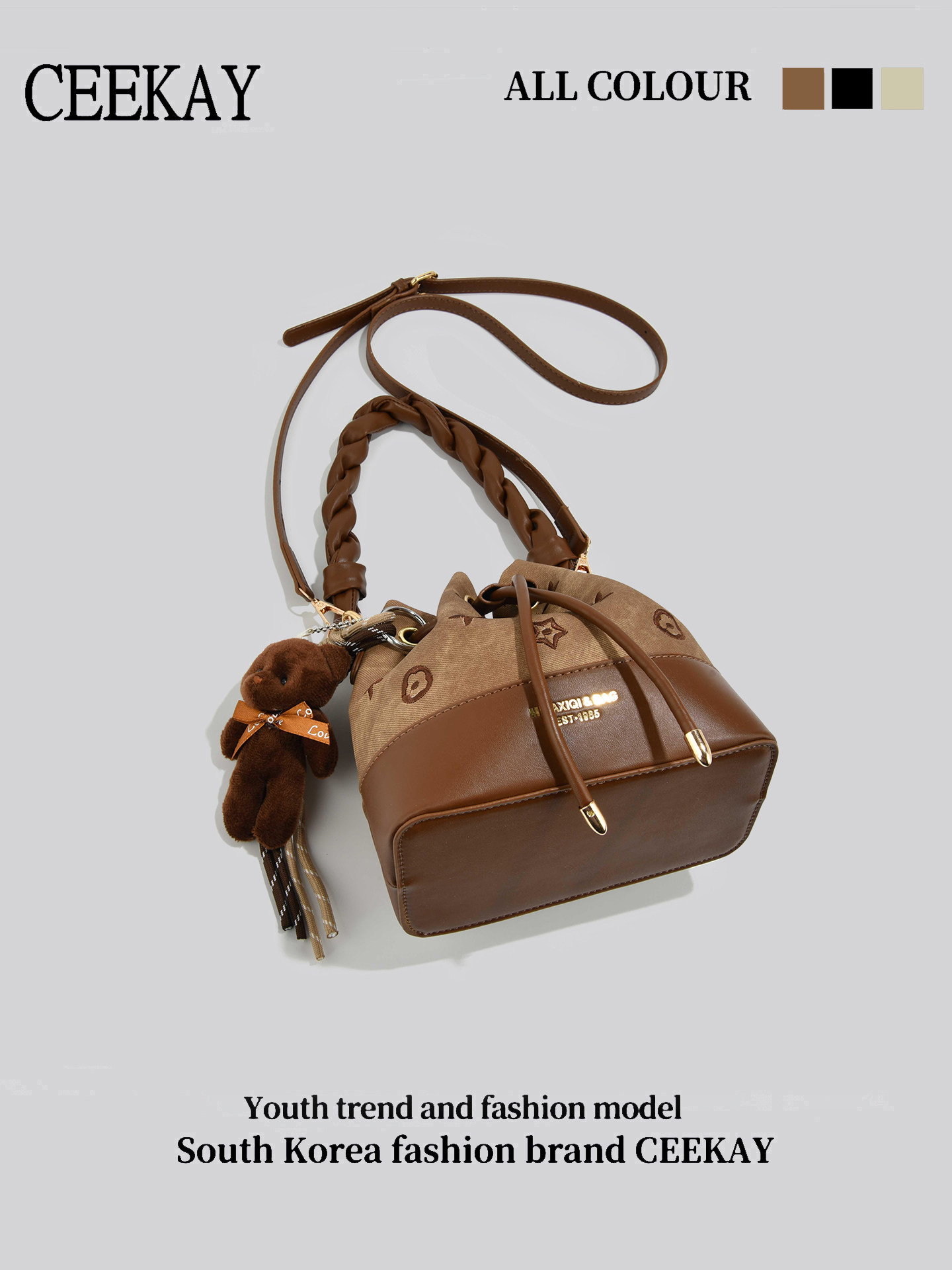 CEEKAY Vintage Drawstring Buck - Leather Backpack Vintage ulasan dan harga