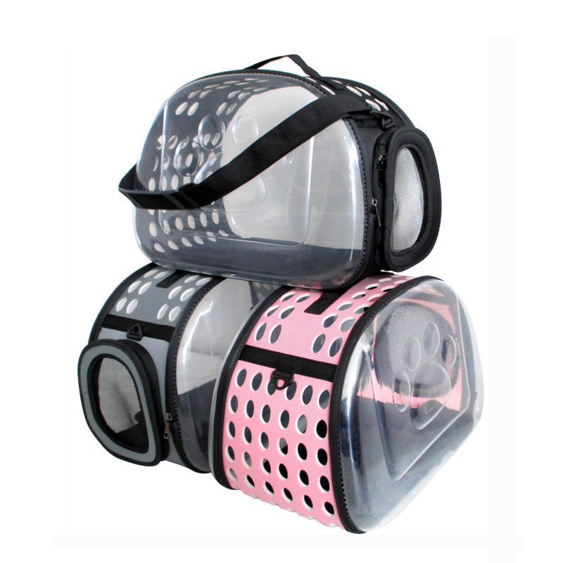 Transparent Pet Carrier Sling  - Foldable Backpack Small ulasan dan harga